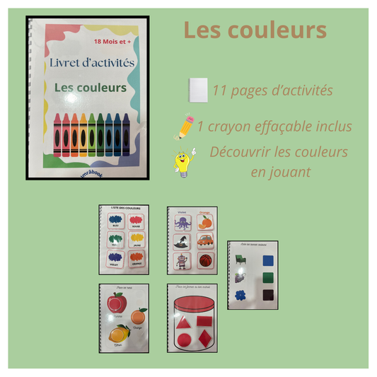 Livret d'activités " Les couleurs"