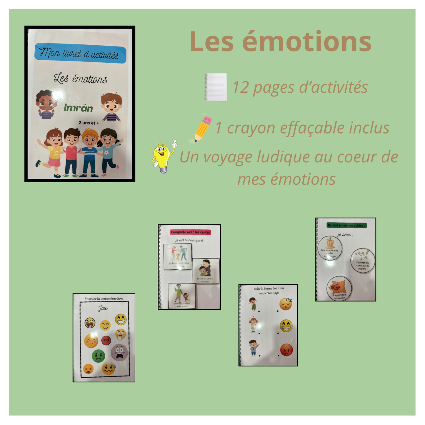 Livret d'activités " Les émotions "